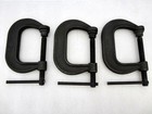 3x Steelgrip Heavy Duty 3  C-clamp 09-330 Drop Forged Usa
