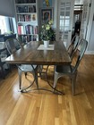 Cash Only  Best Offer  Vintage Style Dining Table 60    X 36     4 Chairs 