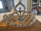 Vintage Rhinestone Prom Queen Crown   Tiara 1950 s Euc Original Owner