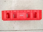 Vtg Red Coca-cola Soda Bottle Crates 18x12x5 Stackable Plastic Carrier Huskylite