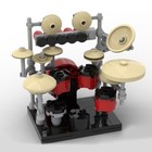 Moc  Moc-24121 Drum Kit 95 Parts Building Toys Set Creative Gift Building Blocks