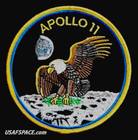 Apollo 11- Armstrong Aldrin Collins -original A-b Emblem-nasa-crew-space Patch