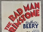 The Bad Man Of Brimstone Original 1 Sheet Movie Poster Wallace Beery