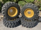4-12-16 5 Sks-9 Skid Steer Tires rims For Cat 236 242 246 248  sks753 Style 