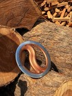 Hand Forged Xena Ying Yang Inspired Chakram Steel   Copper Fantasy Display Ring