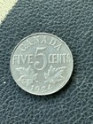 1924 Canada 5 Cents Canadian Coin