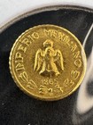 1865  Coin 22kt  Gold Mexican Coin Maximiliano Emperador   Imperio Mexicano  5g