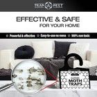 Clothing Moth Traps - 8 Pack - Non Toxic Moth Traps For Clothes With Pheromone A
