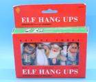 Vintage Elf Hang Ups 3 Ornaments Pixie Elves Gnome Christmas Mcm Made  Macau