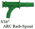 25 Pack - Green  New Cutting Edge Tech 5 16  Arc Barb-spouts Maple Taps Usa Made