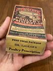 Vtg Dr Legear s Poultry Prescription Hen Remedy Medicine Advertisement Full Nos