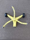 Vintage Yellow Metal Lawn And Garden Water Sprinkler - 3 Arm Spinning