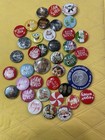 Vintage Pinback Buttons And Pins Lot 