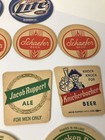 Vintage Beer Brewery Drink Coasters 4 Different Brands  unused  barware  lot 20