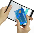 Credit Card Holder With 26 Suitable Slot  Id Card Case Pu Leather Wallet For Wom
