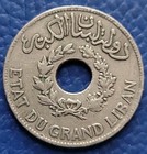 Lebanon 1 Piastre 1925  Copper - Nickel Km 3                                  Grand Liban 