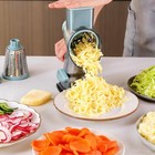 Rotary Cheese Grater With Handle  Multifunctional Cheese Shredder  