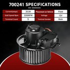 Vetmor   Ac Blower Motor W resistor For Audi A3 Tt Quattro Volkswagen Jetta Golf