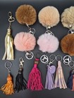Lot 22 Keychains Tassels Pom Pom Faux Fur Quality Party Favors Fun School Gift