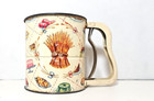 Vintage White Wheat Androck Hand-i-sift Metal 3 Screen Flour Sifter 1950s Mcm