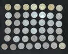 Lot Of 43 Casino  1 One Dollar Vintage Gaming Tokens Bellagio Frontier Las Vegas