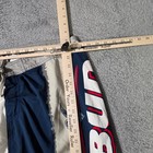 Bud Light Mens 38 Board Shorts Navy White Graphic Beer Logo Cargo Swim Trunks
