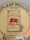 1920s Geo Plant Milling White Star Flour Pocket Mirror Advertising St  Louis