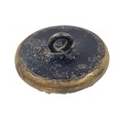 Antique Victorian Dog Metal Button Maltese Or Shih Tzu Type Long Hair