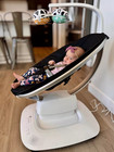 4moms Mamaroo Multi-motion Baby Swing  Bluetooth With 5 Motions Black -open Box