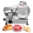 Electric Commercial Meat Slicer 10in Blade Frozen Meat Cheese Deli Food Slicer
