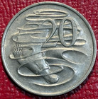 High Grade  Au 1974 Australia Duck-billed Platypus 20 Twenty Cent Coin-may535