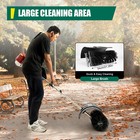 52cc Gas Power Sweeper Broom Handheld Driveway Turf Artificial Grass Snow Clean