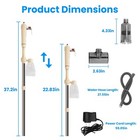 Electric Aquarium Gravel Cleaner Adjustable Automatic Fish Tank Vacuum Cleaner