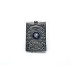Antique 1909 Elks Bpoe Lodge 54 Sterling Silver Folding Photo Case With Enamel 
