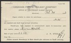 1922 Cpr 81c 2c Admiral Sepia View Card Vancouver Hotel Freight Claims Montreal