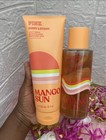 Victoria s Secret   Pink Bath   Body Set Lotion Mist Vanilla Mango Velvet Petals