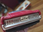 67 Ford Mustang Vintage Tin  Bandai Gt Fastback W clear Hood Box Red Japan 1 18 