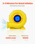 Inflatable Bounce House Blower 1 1 3hp 750w 950w For Commercial Bounce House