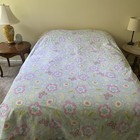 Pottery Barn Kids Duvet Cover Queen 90x88 Floral Butterflies Multicolor Romantic
