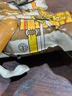 Marx Vintage Range Rider Western Cowboy On Horse With Lasso All Metal 1930 s