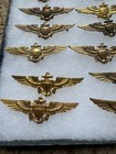 Wwll Us Navy Marine Corps Usmc Pilot Wings Naval Aviator Ww2 Bar Pin Full Size