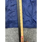 Adidas Windbreaker Boys Size Xl Navy Blue Nylon Hooded Full Zip Three Stripe