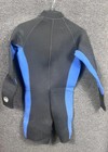 O neill Youth Shorty Wetsuit Spring Suit Front Zip Size 3 Black Blue