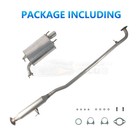 For 2007 2008 2009 10 2011 Toyota Camry 2 4l 2 5l Middle Resonator Rear Muffler