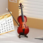 Wooden Violin Model Musical Instrument Statue Mini Musical Instrument Ornament