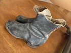 Vintage Small Child   s Leather Boots Late 1800s Early 1900s Rare Add Ribbons
