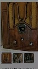 Vintage Clarion Superheterodyne Tube  Radio Tombstone Project Read