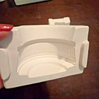 Ceramic Slip Casting Clay Mold Christmas Tree Base Jodi Mold 1829 Gare Vtg 1974