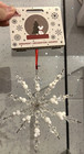 Disney Parks Mickey Mouse Snowflake Christmas Ornament New