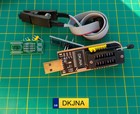 Ch341a Bios Usb Programmer Flasher Writer 24 25 Series Eeprom Sop Clip Adapter